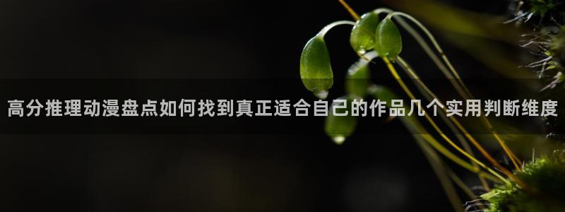 YY漫画手机网站：高分推理动漫盘点如何找到真正适合自己的作品几个实用判断维度配图